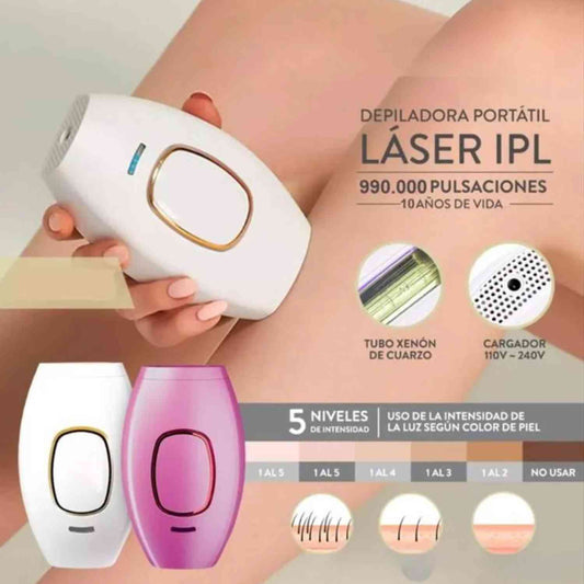Depiladora Láser Ipl. Siéntete segura en tu piel todos los días.