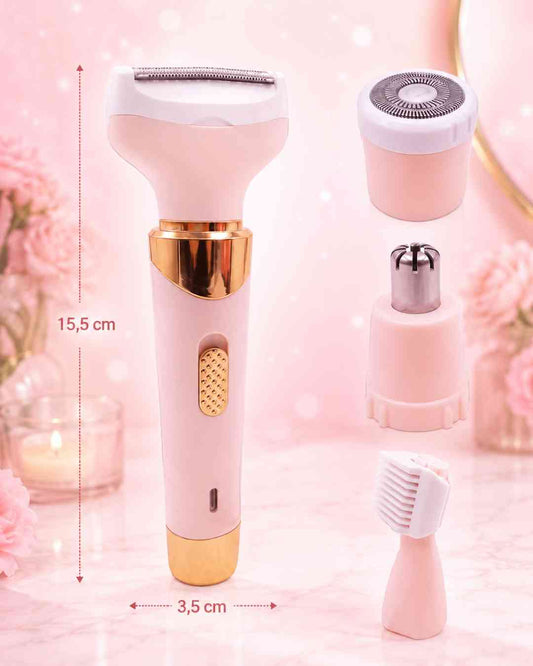 Depiladora Facial y Corporal 4 En 1. ✅ “Tu rutina completa de belleza en casa”