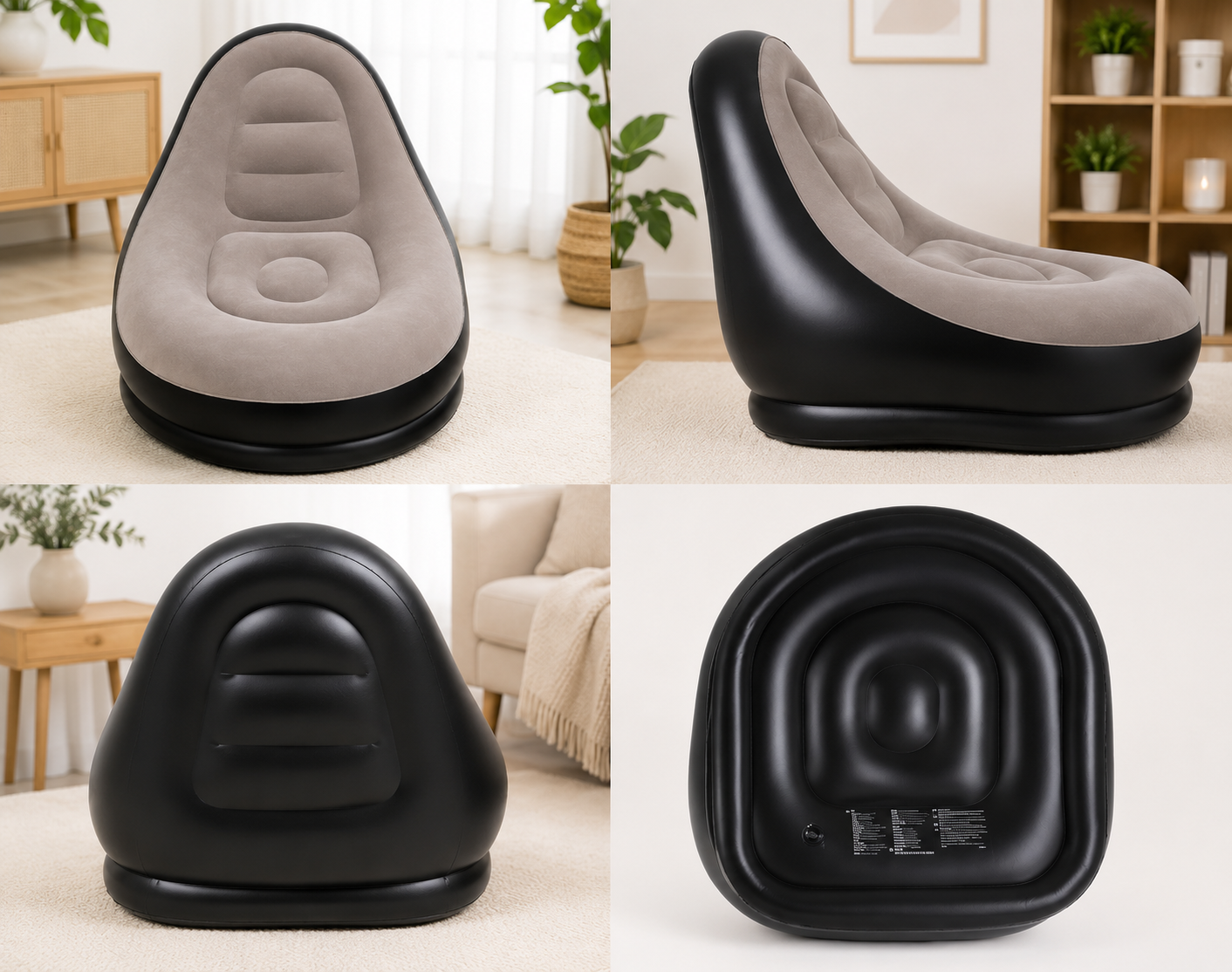 Sofa inflable Premium + Puff .⭐El Sofá Que Va Contigo