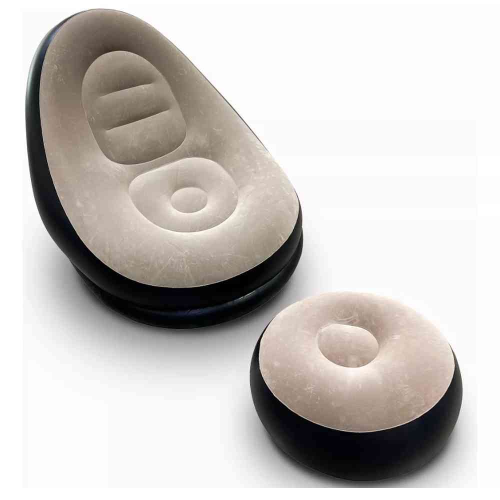 Sillon inflable Reclinable + Puff . 🏆⚽ El sillon oficial del futbol