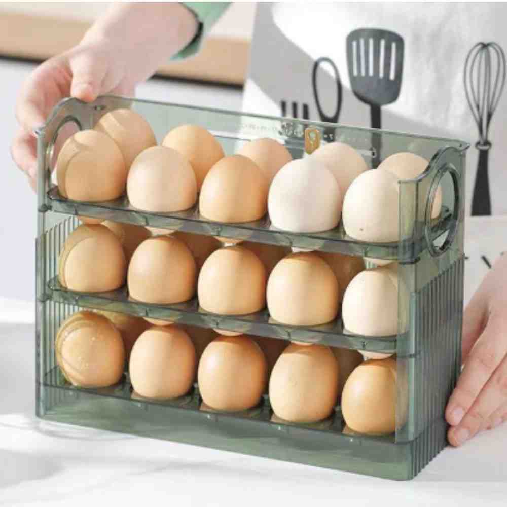 Organizador de huevos.🏠 Cocina más ordenada