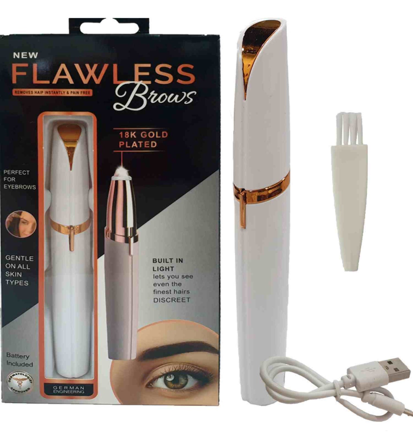 Combo depilador de cejas y facial.⭐Belleza rápida, segura y desde casa