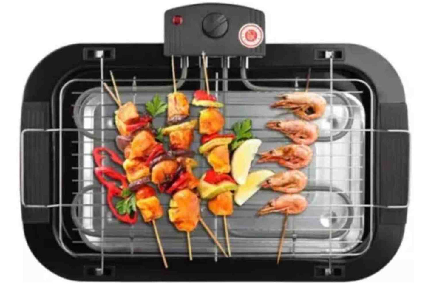 Parrilla eléctrica de mesa  para barbacoa.👉Cocina rápido, fácil y desde tu mesa.