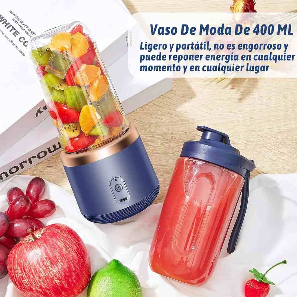 Licuadora Portátil Doble Vaso.🥤 Llévala contigo a cualquier lugar.