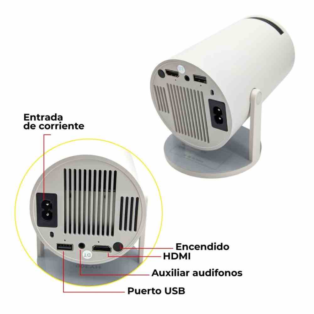 Proyector HY300. Pantalla gigante en segundos 🎬.