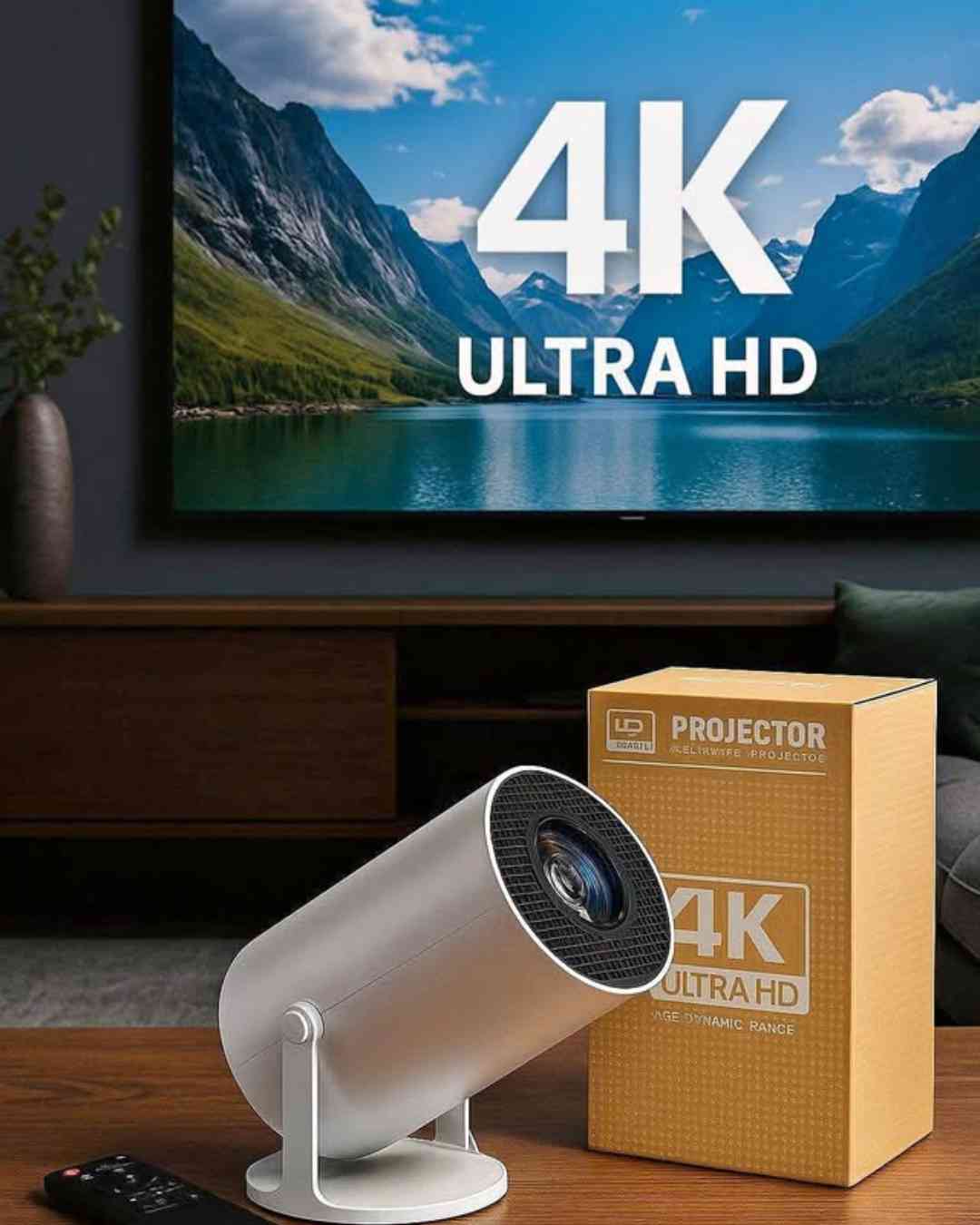 Proyector HY300. Pantalla gigante en segundos 🎬.