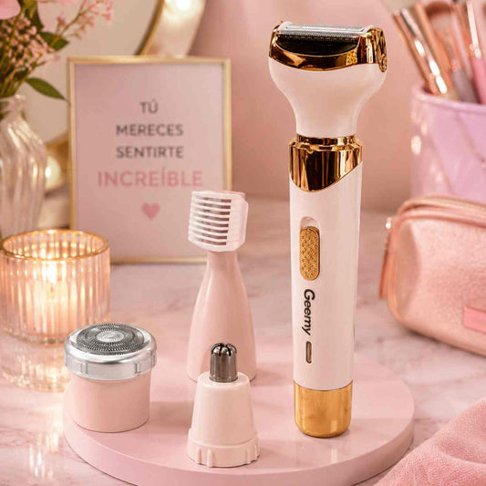 Depiladora Facial y Corporal 4 En 1. ✅ “Tu rutina completa de belleza en casa”
