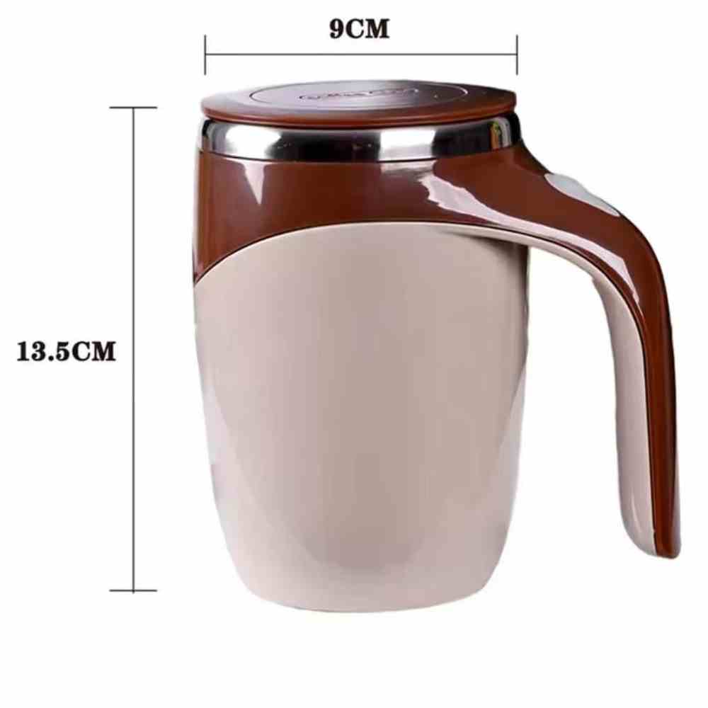 Taza mezcladora automática magnética.⚡ Mezcla rápida y uniforme